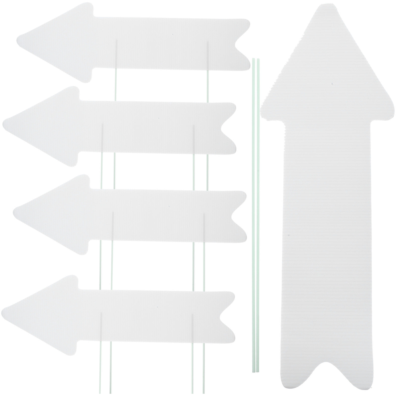 5Pcs Blank Plastic Yard Signs  - Yard Sign Blank のレビューと価格