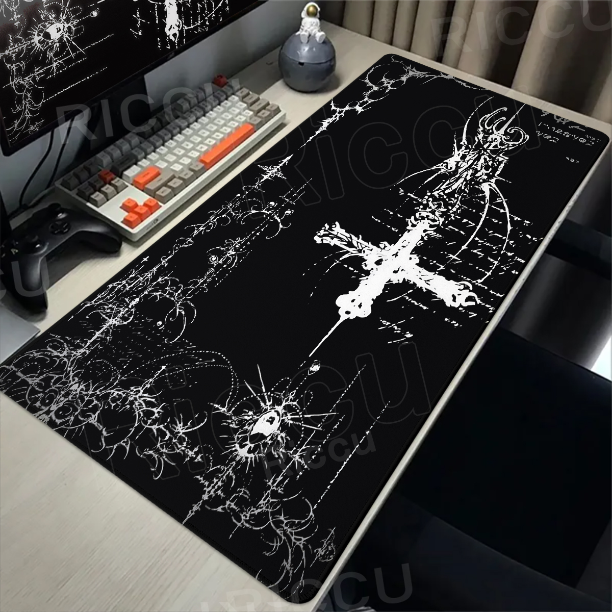 Cool Sword Art Desk Mat Large  - Mouse Pad Blank Sublimation のレビューと価格
