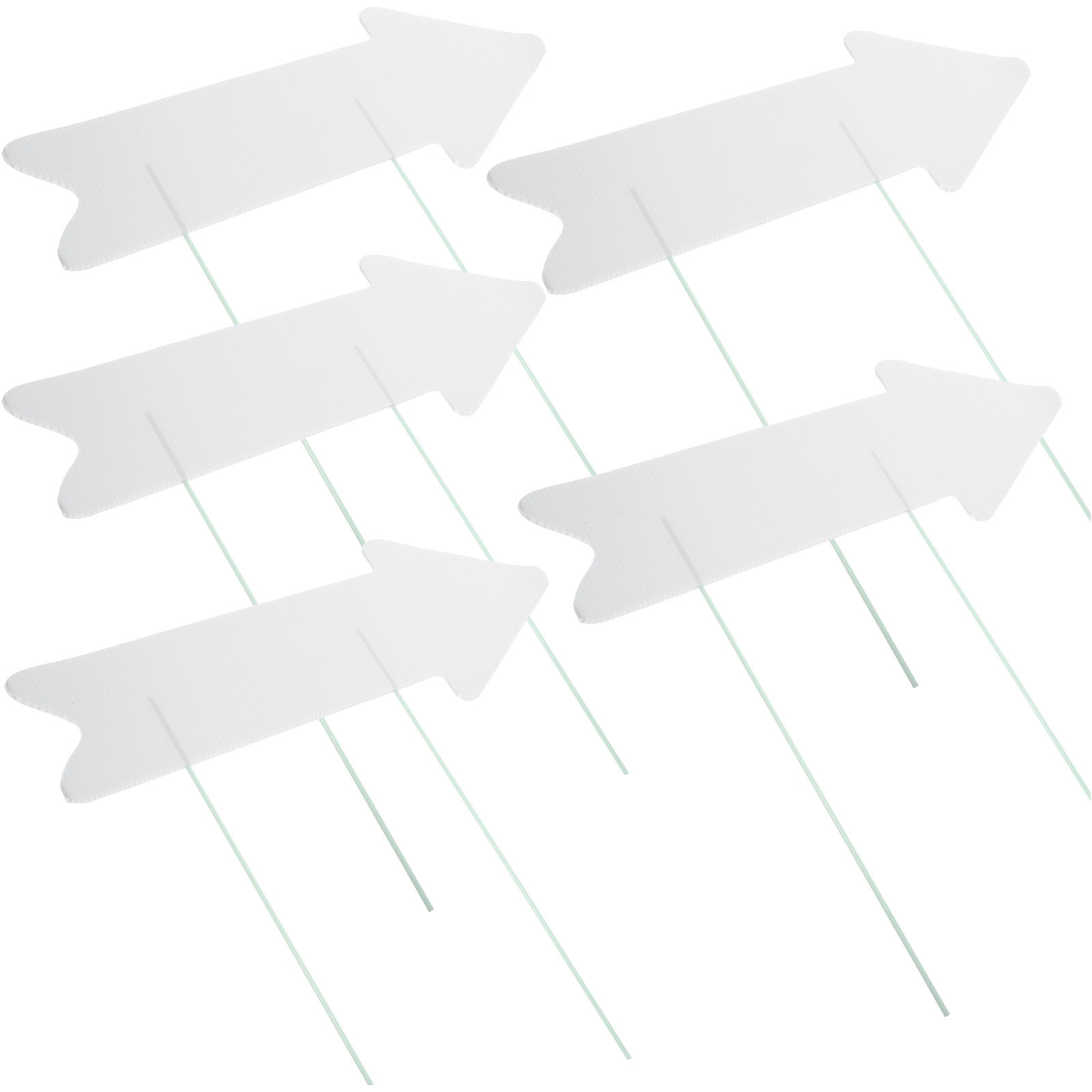 5Pcs Blank Yard Signs Plastic  - Yard Sign Blank のレビューと価格