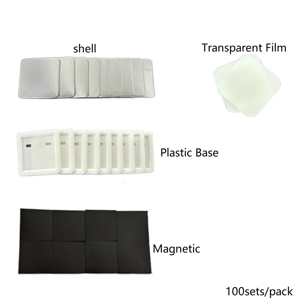 100pcs 50*50mm 2inch Square ma - Button Badge Blank のレビューと価格