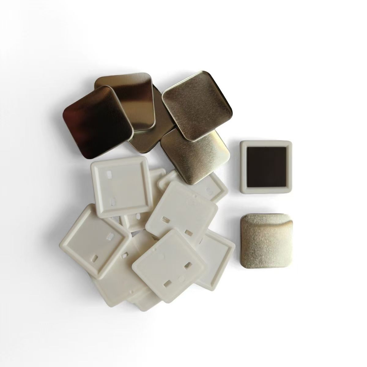 100pcs 50*50mm 2inch Square ma - Button Badge Blank のレビューと価格
