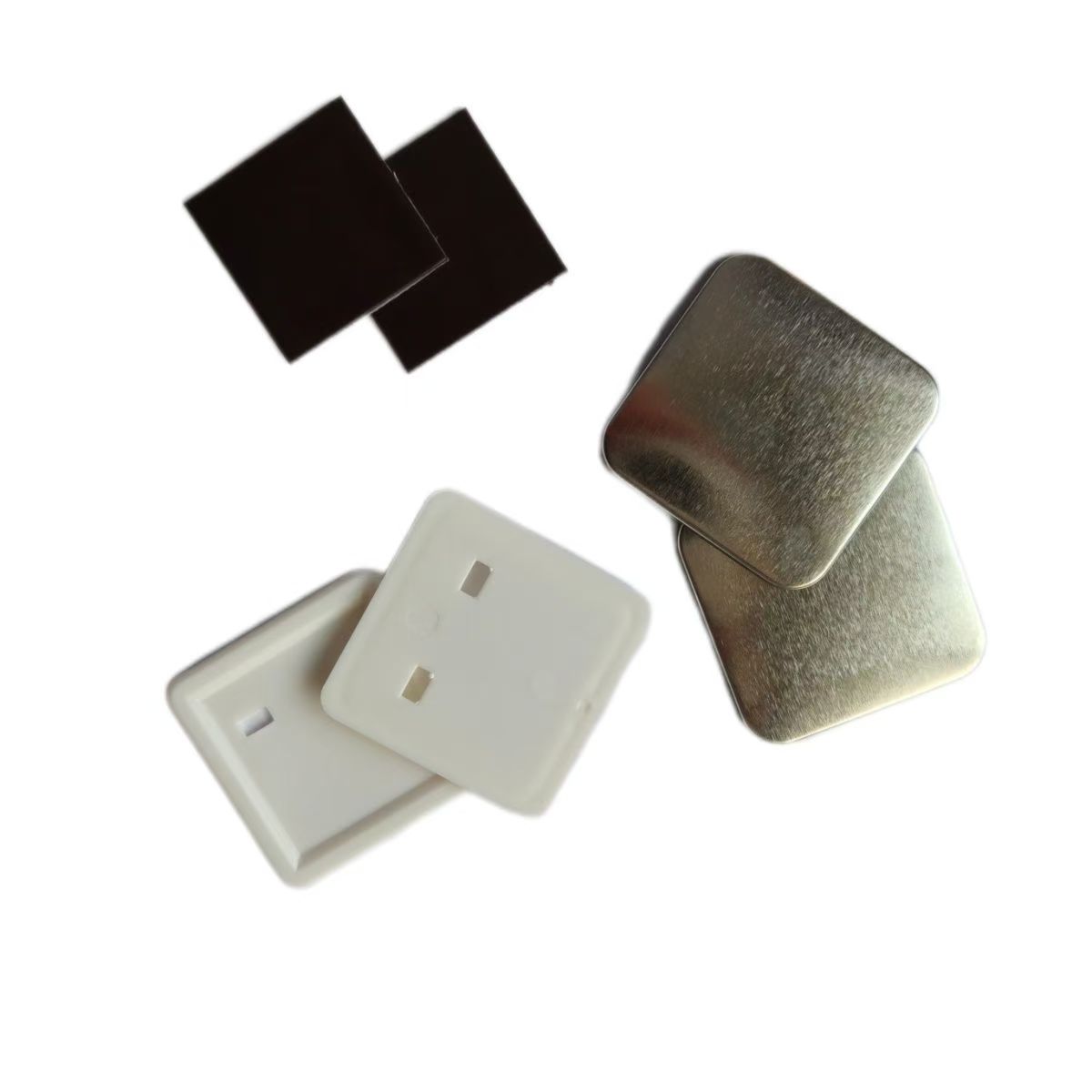 100pcs 50*50mm 2inch Square ma - Button Badge Blank のレビューと価格