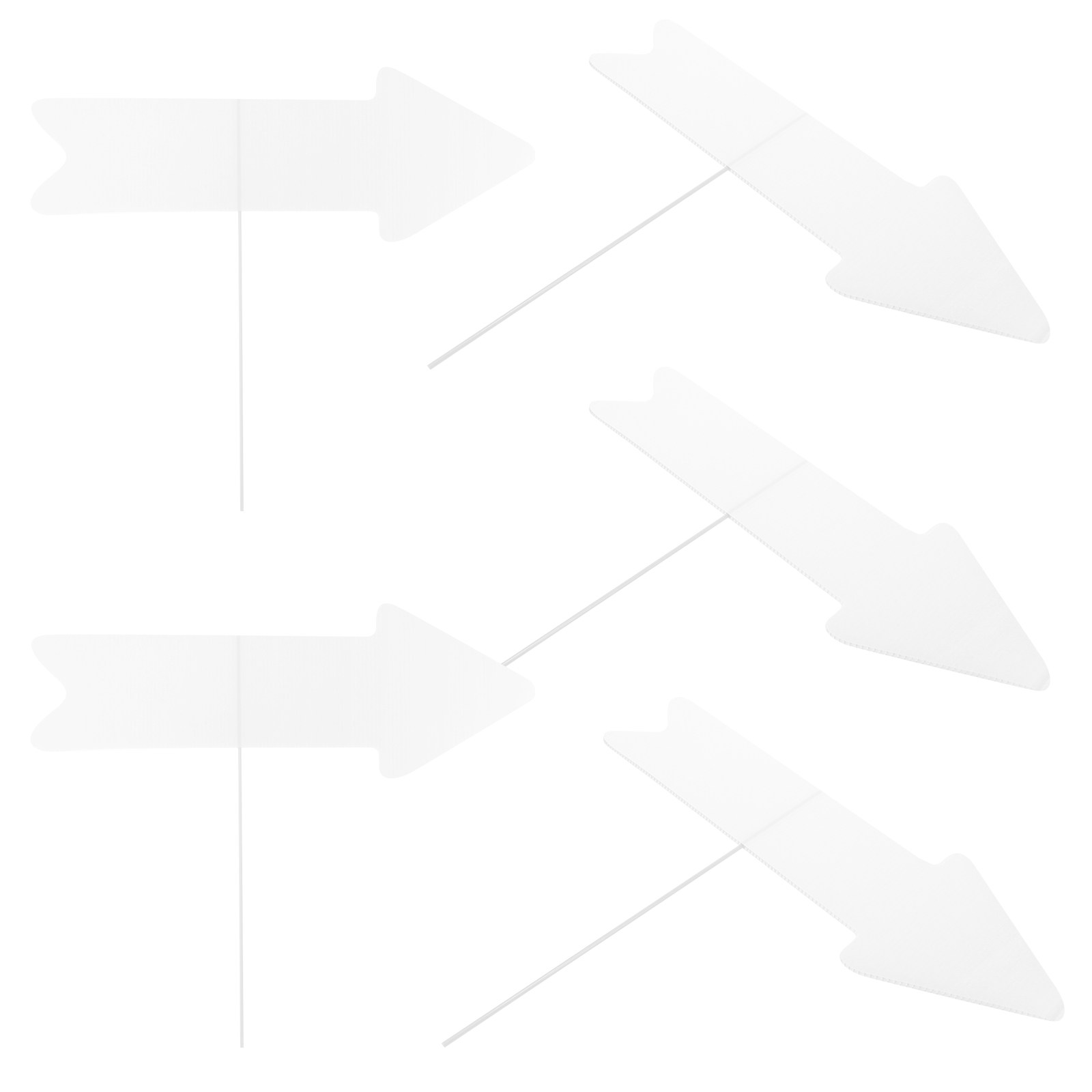 5Pcs Blank Plastic Yard Signs  - Yard Sign Blank のレビューと価格