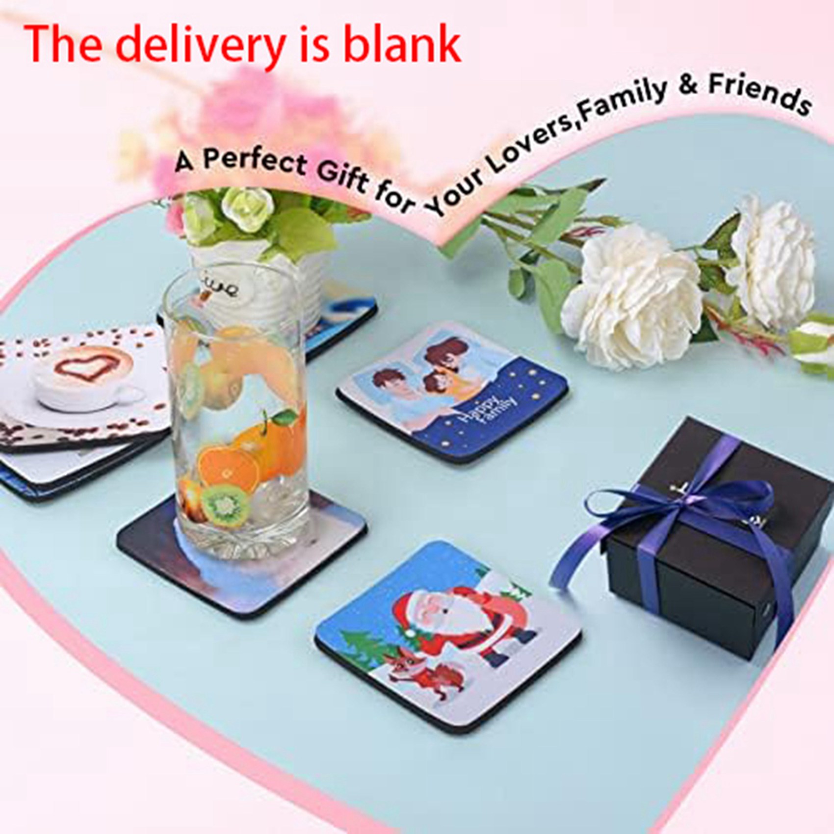 F-F 40PCS Square Sublimation B - Coaster Sublimation Blank のレビューと価格