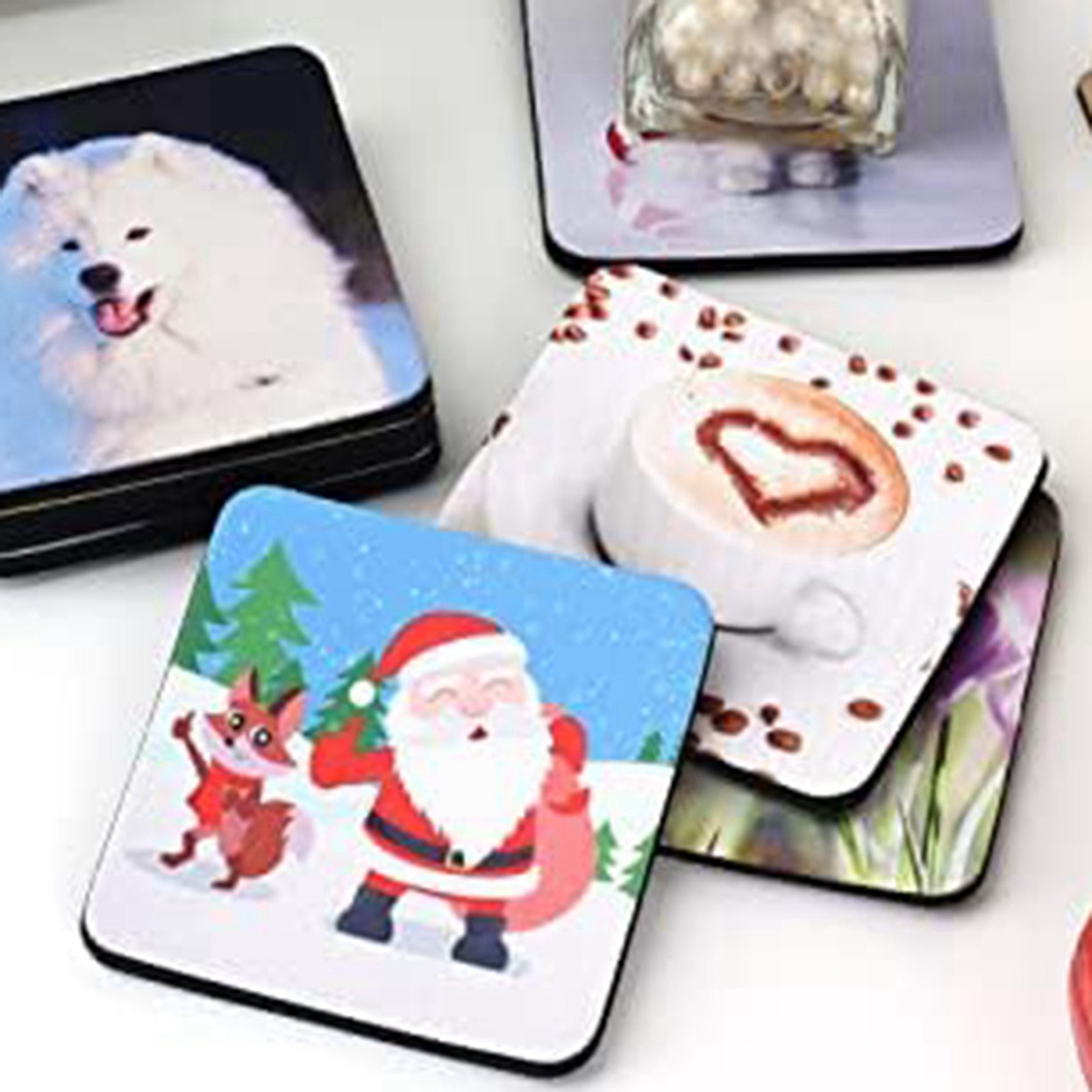 F-F 40PCS Square Sublimation B - Coaster Sublimation Blank のレビューと価格