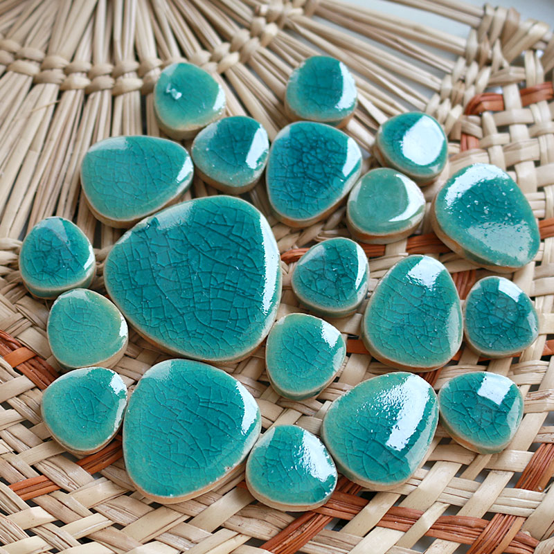 100g DIY Ceramic Mosaic Tiles  - Ceramic Tile Blank のレビューと価格